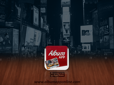 Album App New Campaign album app app store icon ios ipad new york ny ui wood