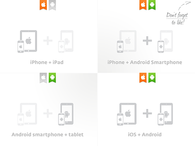App devices / OS for our portfolio android app apple devices ipad iphone portfolio tablet