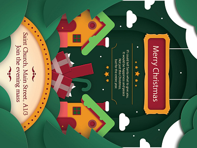 Christmas banner ad photoshop