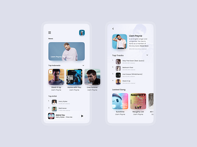 Music Player UI Design