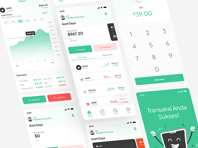 Stock Market - UI/UX Design App