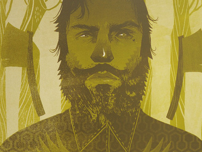 Bastards #6 algraphy beard guy illustration