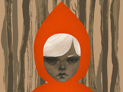 Little Red Riding Hood 1 drawing girl illustration portrait