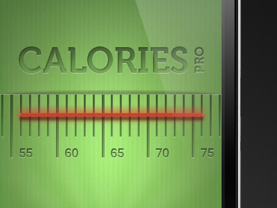 Calories Pro Loading app design interface iphone ui
