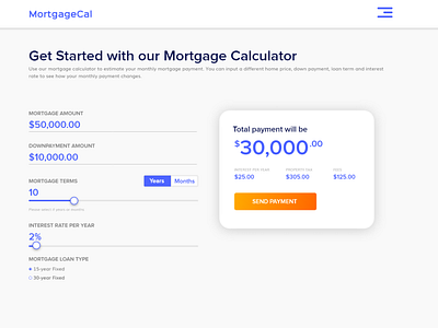 Mortgage Calculator Daily UI 4