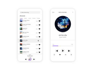 Music Player - Daily UI 9 app design app designers dailyui music app music player app music player ui ui