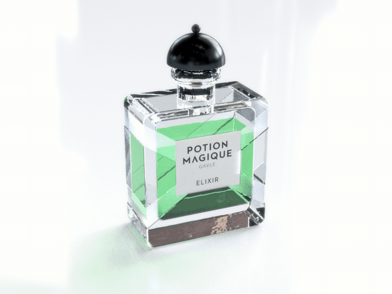 Potion Magique - WIP I 3d bottle c4d design magique motion packshot perfume potion wip