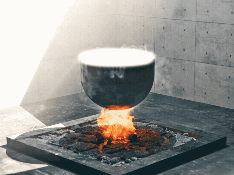 Potion Magique - WIP II 3d c4d cauldron design fire magique motion potion wip