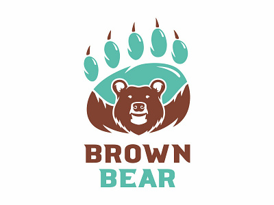 Brown Bear Logo by Sebastian Klejsa on Dribbble