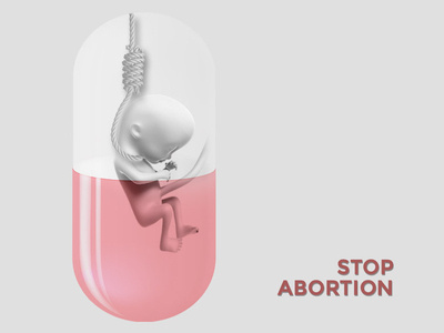 Stop Abortion campaign design graphic art graphic design social campaign