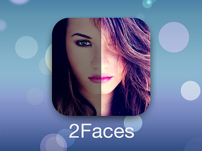 2Faces icon app icon ios iphone