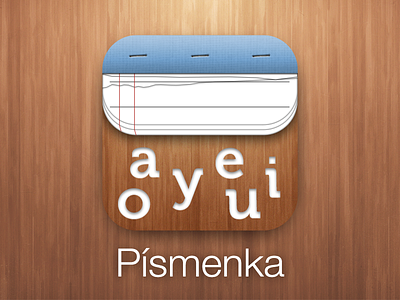 Pismenka.app icon app icon ios ipad