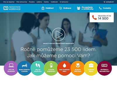 nemocnice-horovice.cz homepage homepage horovice hospital nemocnice web website