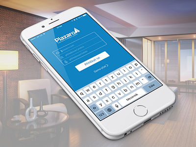 Plazaro iOS app: Login