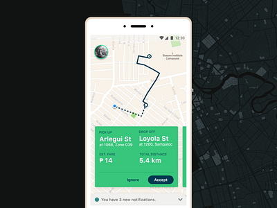 Designing a food delivery app for motorbike drivers android app design app case study design design process minimal mobile app design typography ui ux