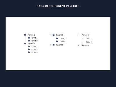 Daily UI Component #16: Tree