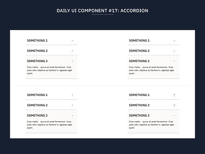 Daily UI Component #17: Accordion accordion component component library components design system design systems flat minimal ui uidesign ux web web design