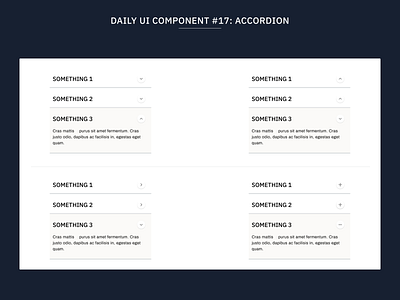 Daily UI Component #17: Accordion