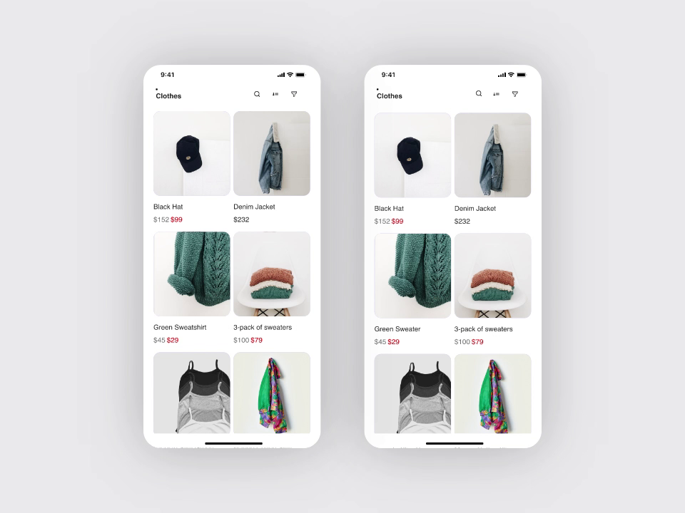 Ecommerce shop | mobile application by Izzy Bialkowska on Dribbble