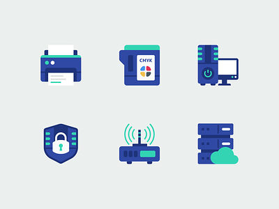 Lita Tech Icon Set branding design icon illustration ui vector