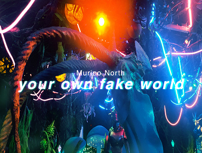 'your own fake world' album art for Murino North album art