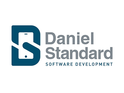 Daniel Standard animation app blue branding gray hands icon illustration information technology letter d letter design letter s mobile software software development typography ui ux vector web