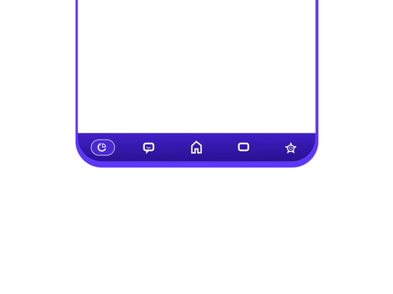 Phone tab UI animation