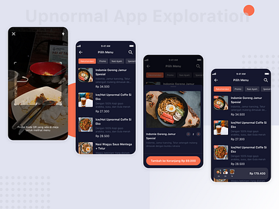 Food Ordering App Exploration - Upnormal