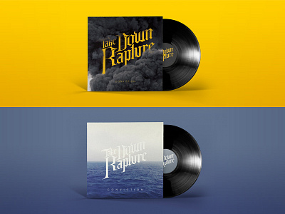 TDR Covers blue calligraphy cd cover custom grey logo music ocean smoke vinyl yellow