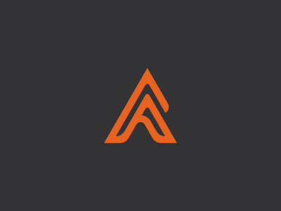 AeroContabil design icon logo minimal monogram