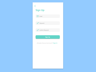 Daily UI #001 Sign Up Screen challenge daily 100 challenge daily ui dailyui figma minimal signup ui ux uxdesign