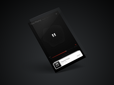 Daily UI #009 Music Player challenge daily 100 challenge daily ui dailyui dark app dark theme inspiration mobile ui music app music player ui ux uxdesign