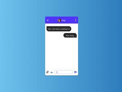 Daily UI #013 Direct Messaging