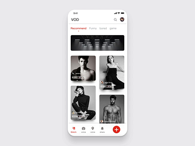 Photo sharing app design ui ux