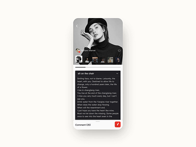 Photo sharing app 2 design illustration ui