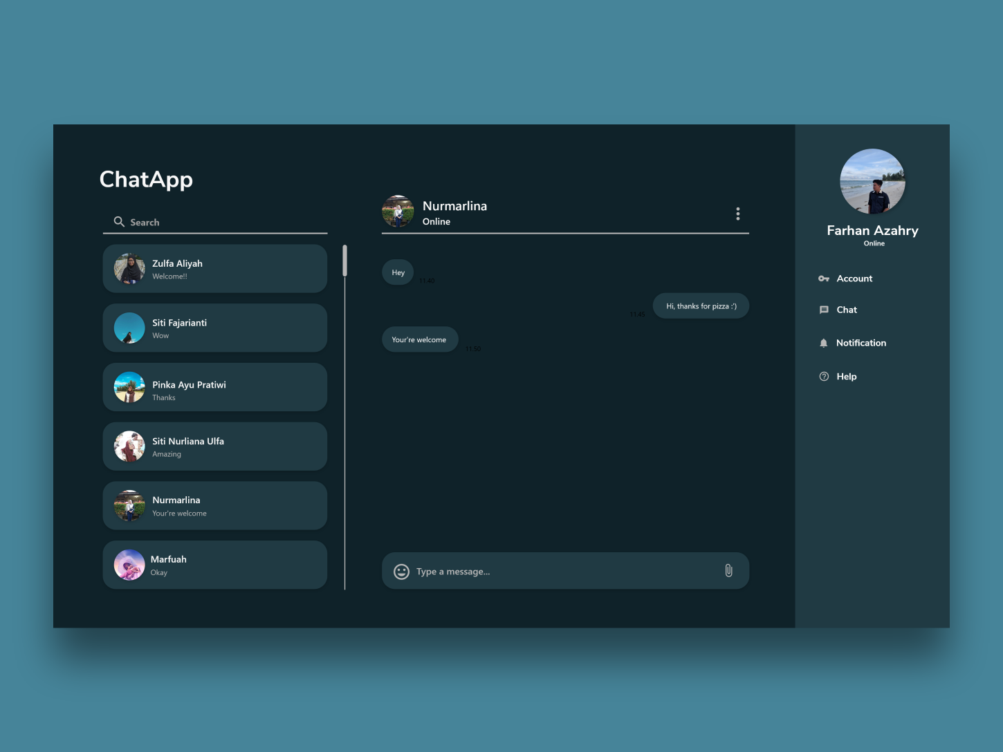 Темная тема для всех сайтов. CSS Flat Dark UI. Dark Theme chat UI. CHATAPP.