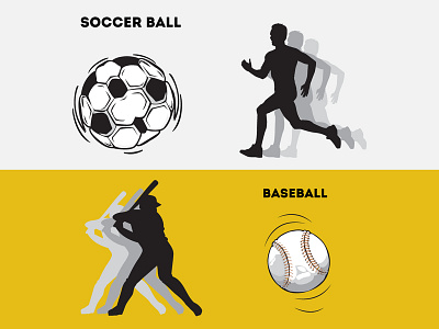 Sport ball Cartoon style with man playing vector art template baseball man playing baseball man running soccer ball sport ball vector illustration vector illustration