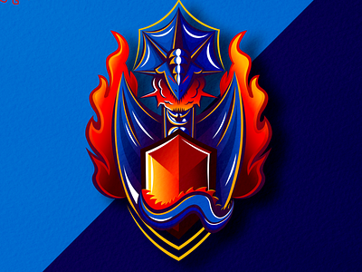 dragon super fire designforsale dragons illustrator logo logo design logoideas logoinspirations logomark logomascot logoplace logotype mascotlogo