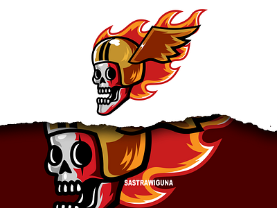 motorcycle club logo mascot branding flat illustration illustrator logo tshirt design vector