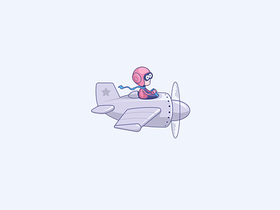Just Fly! after effects aftereffects air airplane animation cartoon character cute design flying game illustration illustrator motion design motion graphics pilot plane toons vector vectorart