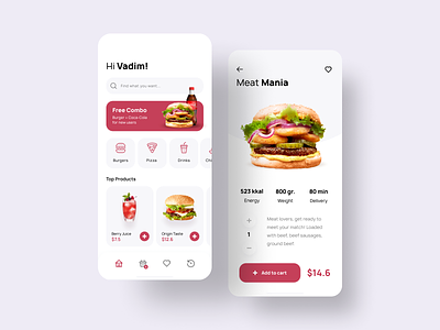 Fast Food App Conept