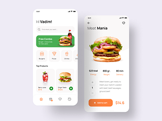 Food App Concept by Vadim Demenko on Dribbble