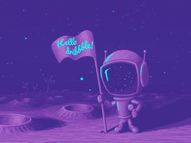 Hello dribbble! by Vadim Demenko