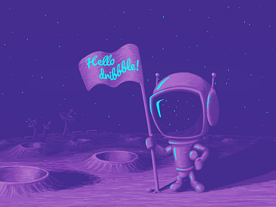 Hello dribbble! by Vadim Demenko on Dribbble