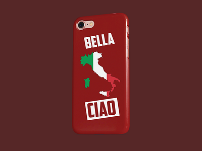 Bella Ciao - phone case advertise animation app bella bellaciao branding case ciao design flat illustration logo phone phone case type typography vector webdeveloping website