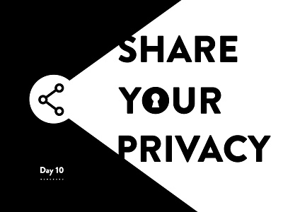 Day10 - Social Share dailyui dailyui 010 privacy share button social share