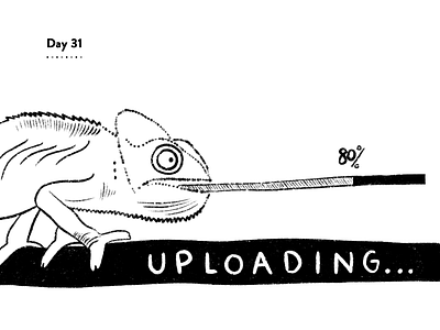 DailyUI Day31 - File Upload chameleon dailyui dailyui031 procreate