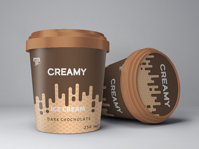 Ice Cream 250 ml adobe illustrator chocholate ice cream chocolate chocolate packaging cream creamy dark chocholate dark ui food ice ice cream ice cream logo icecream ilustrated label labeldesign packagedesign packagingdesign sweets