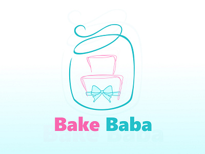 bake baba bake bakerylogo branding design graphic design illustration logo minimal photoshop typography ui