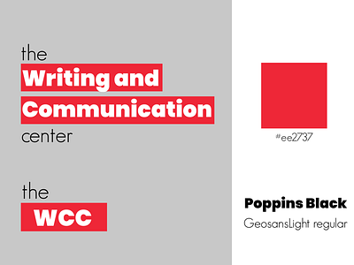 Chosen Logo for Writing & Communication Center Rebrand